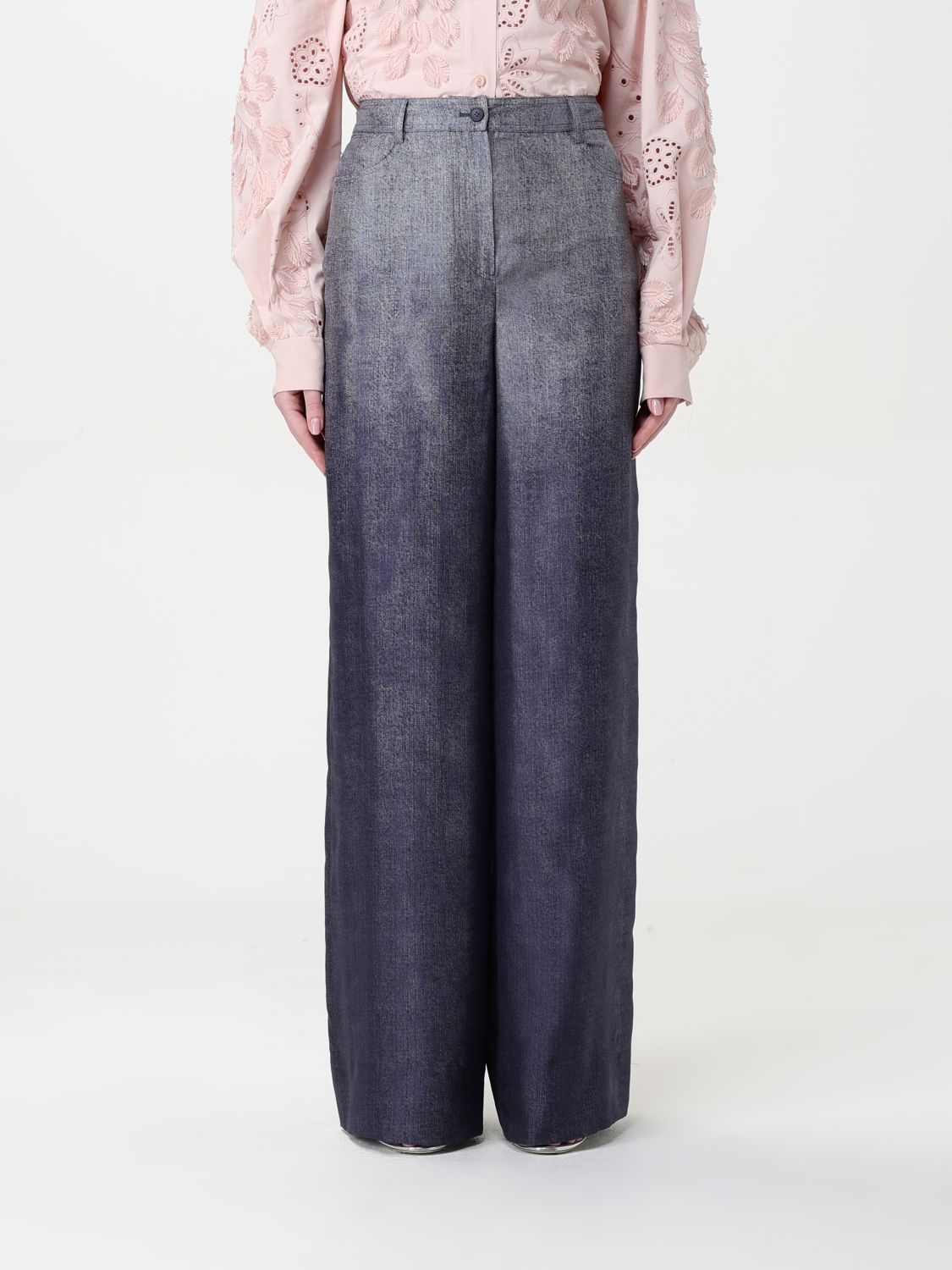 Pants ALBERTA FERRETTI Woman color Multicolor