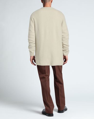 Man Sweater Cream Size XXL Wool, Polyamide