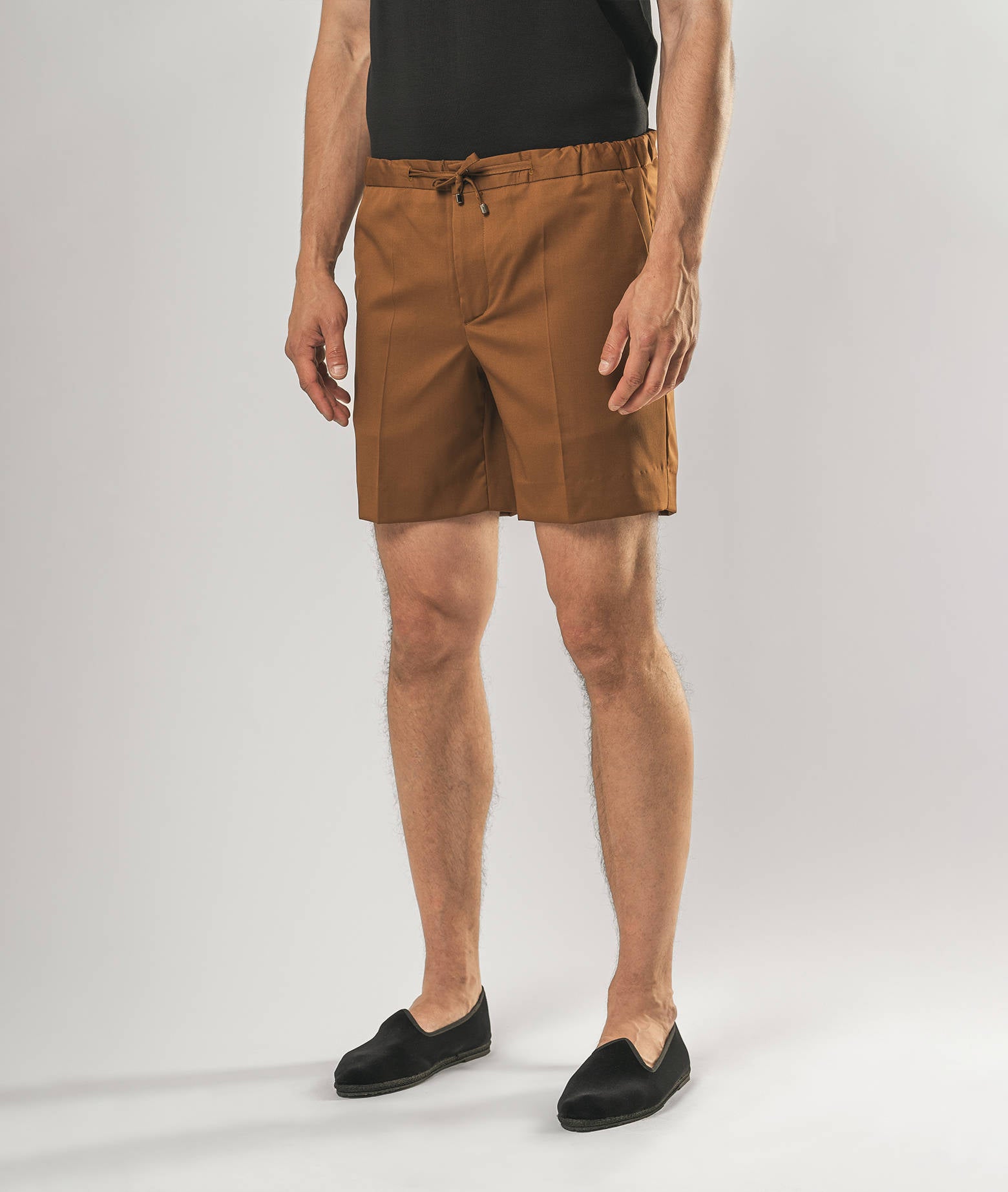 Wool Shorts Positano Firebrick Sportswear Trousers - Men