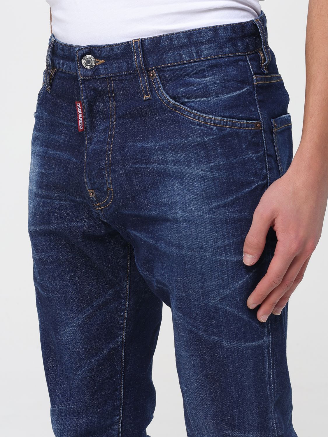 Jeans Men color Navy