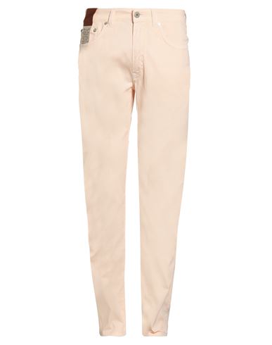 Man Pants Apricot Size 36 Cotton, Elastane