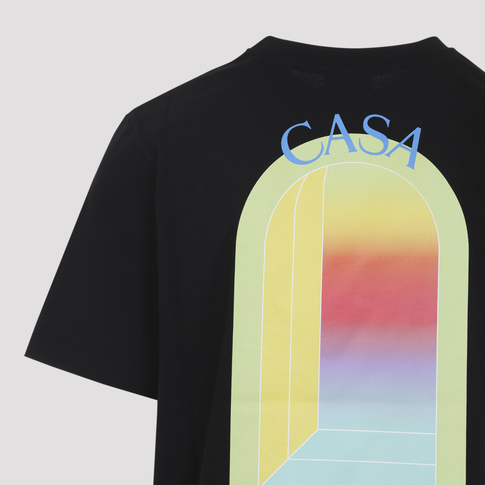 Casablanca - arche graphic print crew neck t shirt