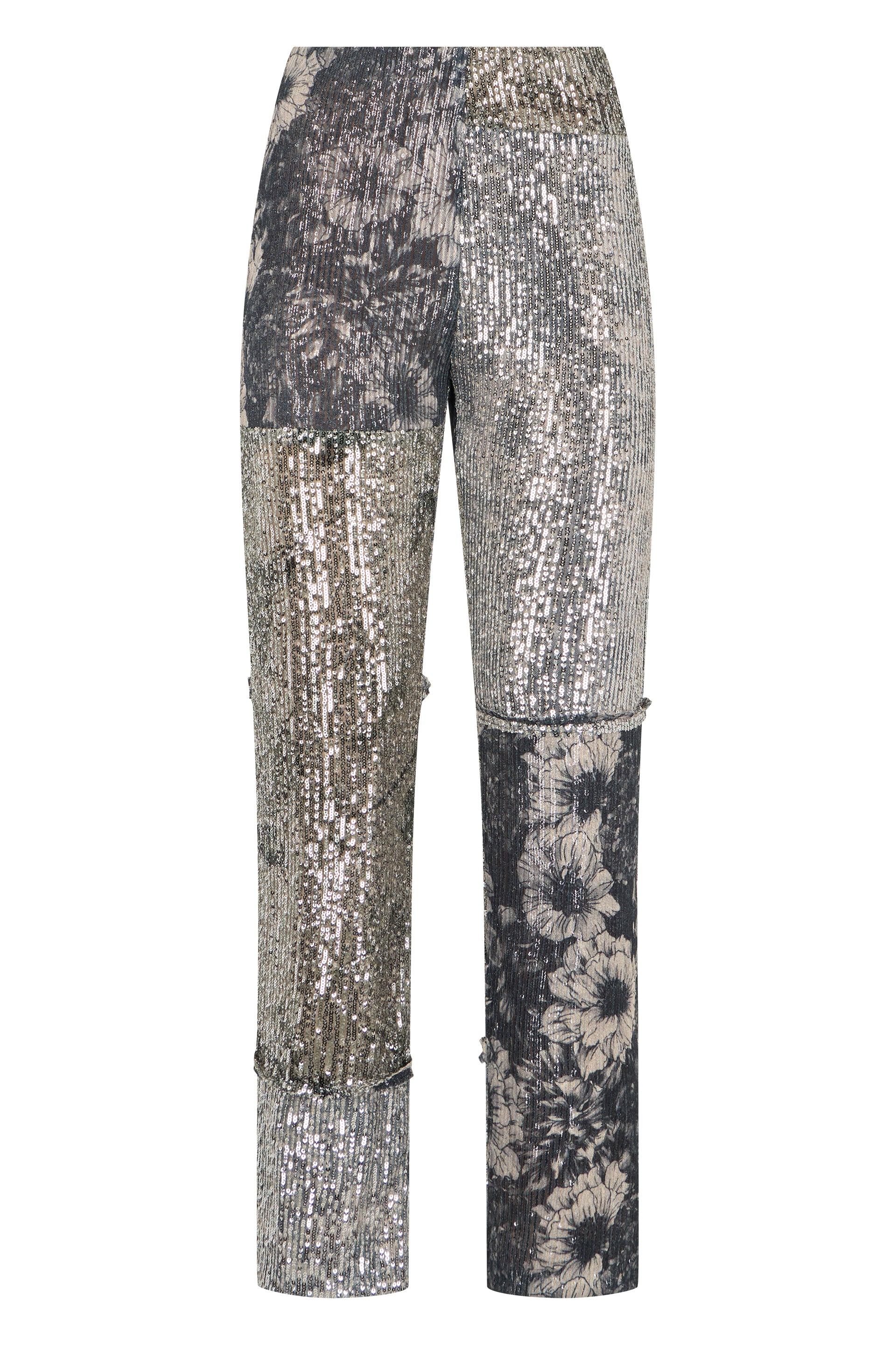 Patchwork Sequin Trousers