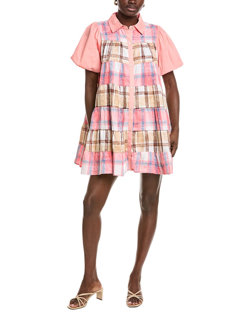 Pattern Mini Dress