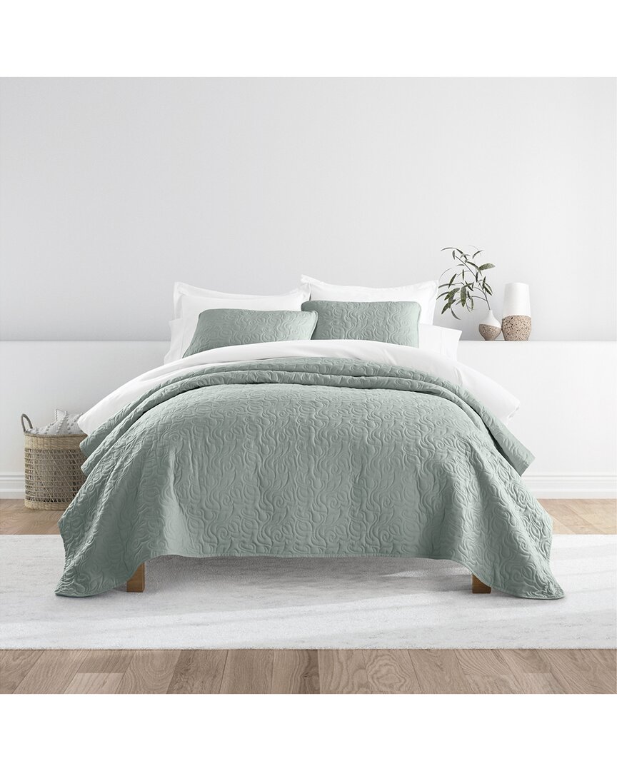 All Season Floral Stitch Quilt Set