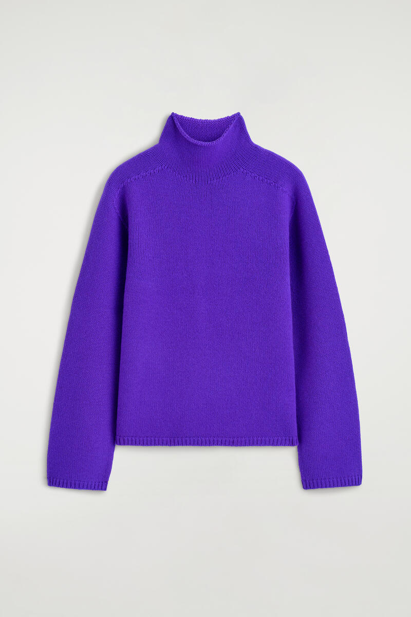 Cashmere Mock-Neck Sweater