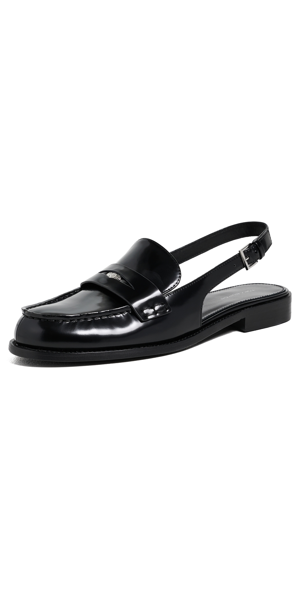 Classic Penny Slingback Loafers Perfect Black