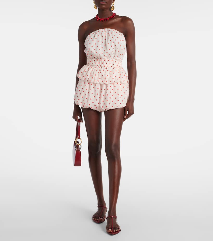 Aurelia polka-dot shorts