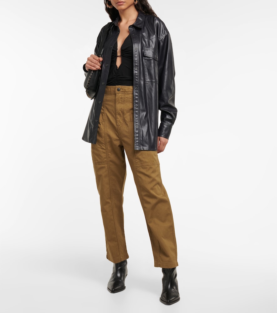 Pandore cotton-blend pants