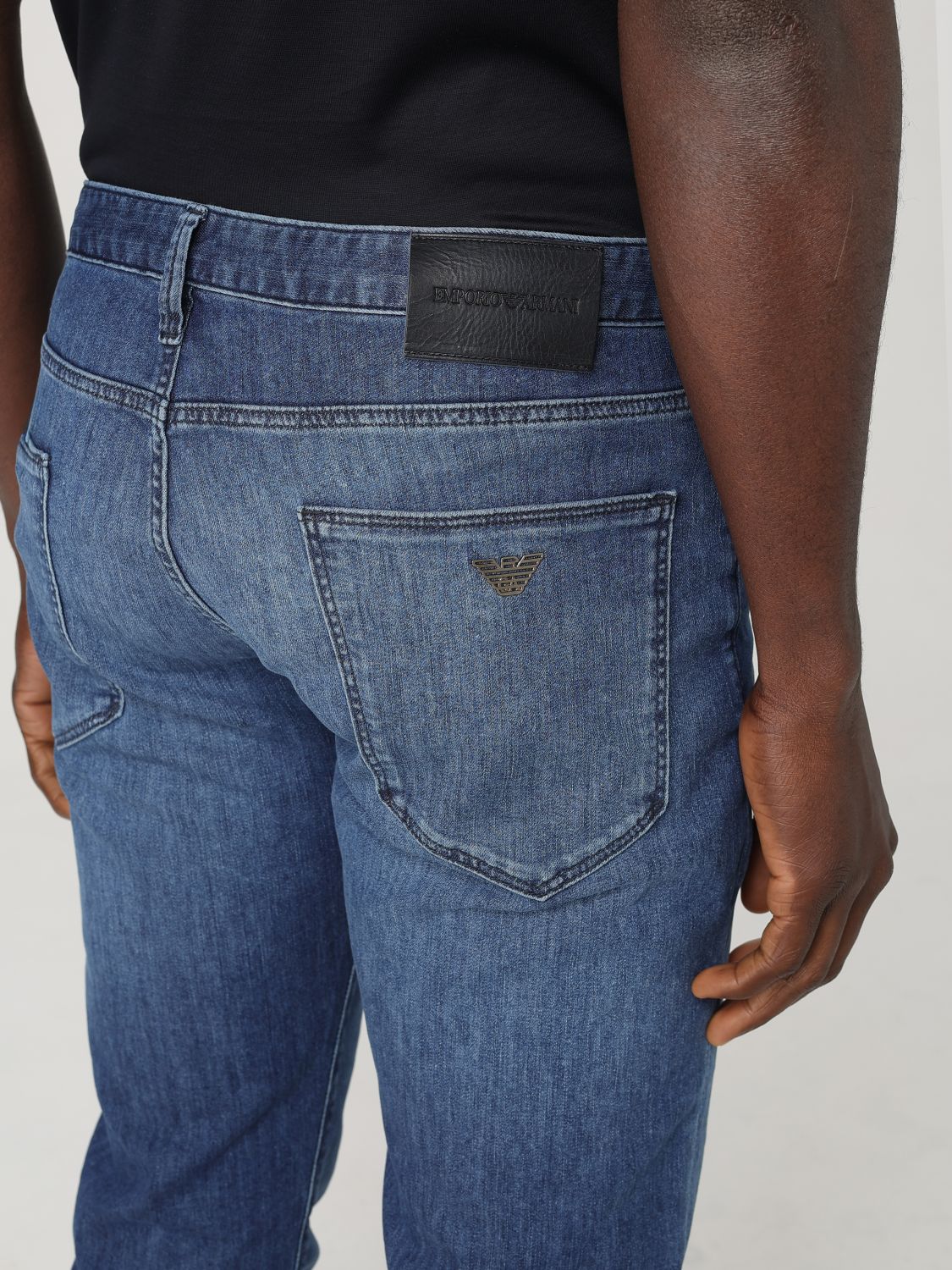Jeans EMPORIO ARMANI Men color Denim