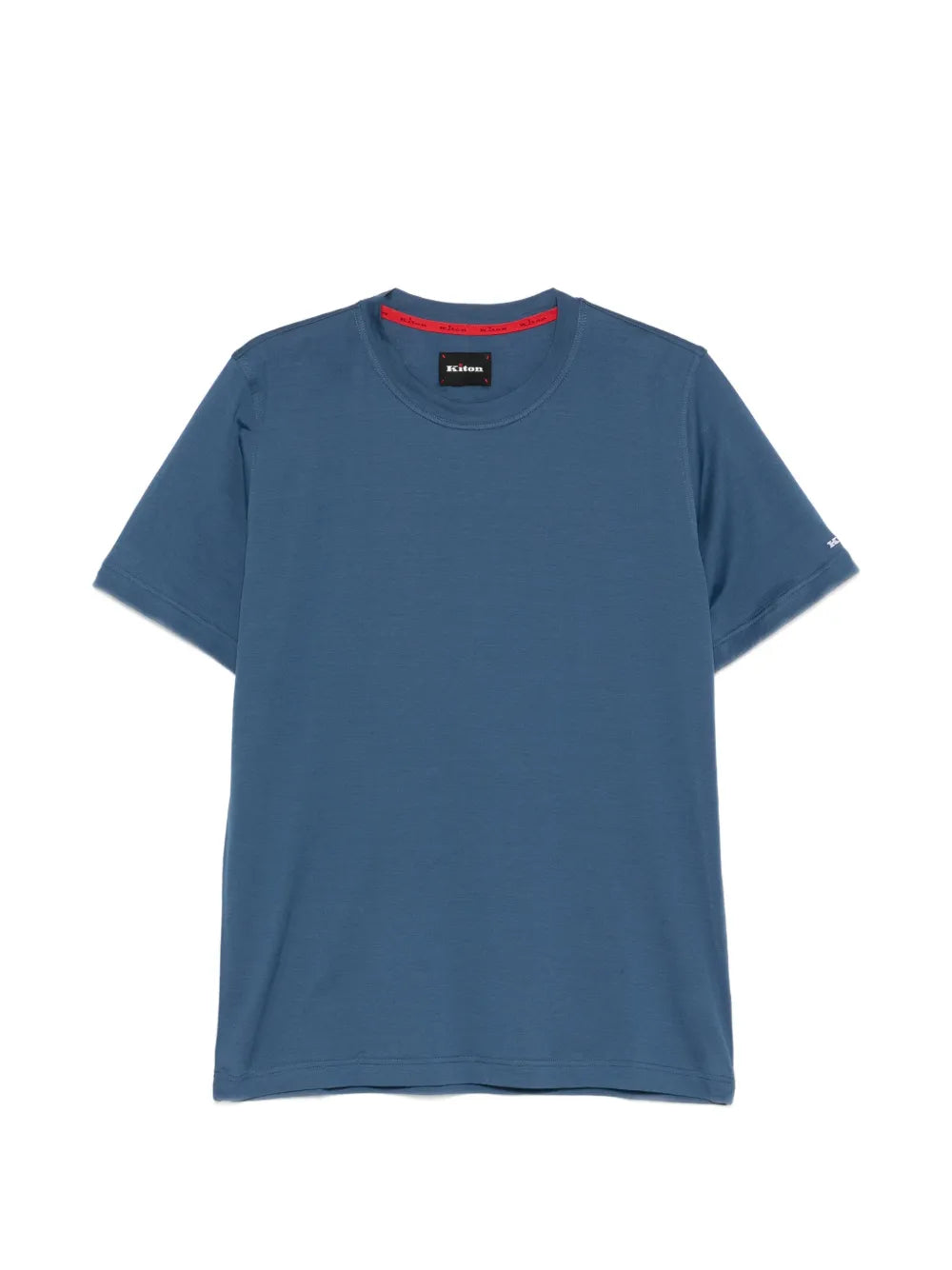 Logo-Embroidered T-Shirt — Blue