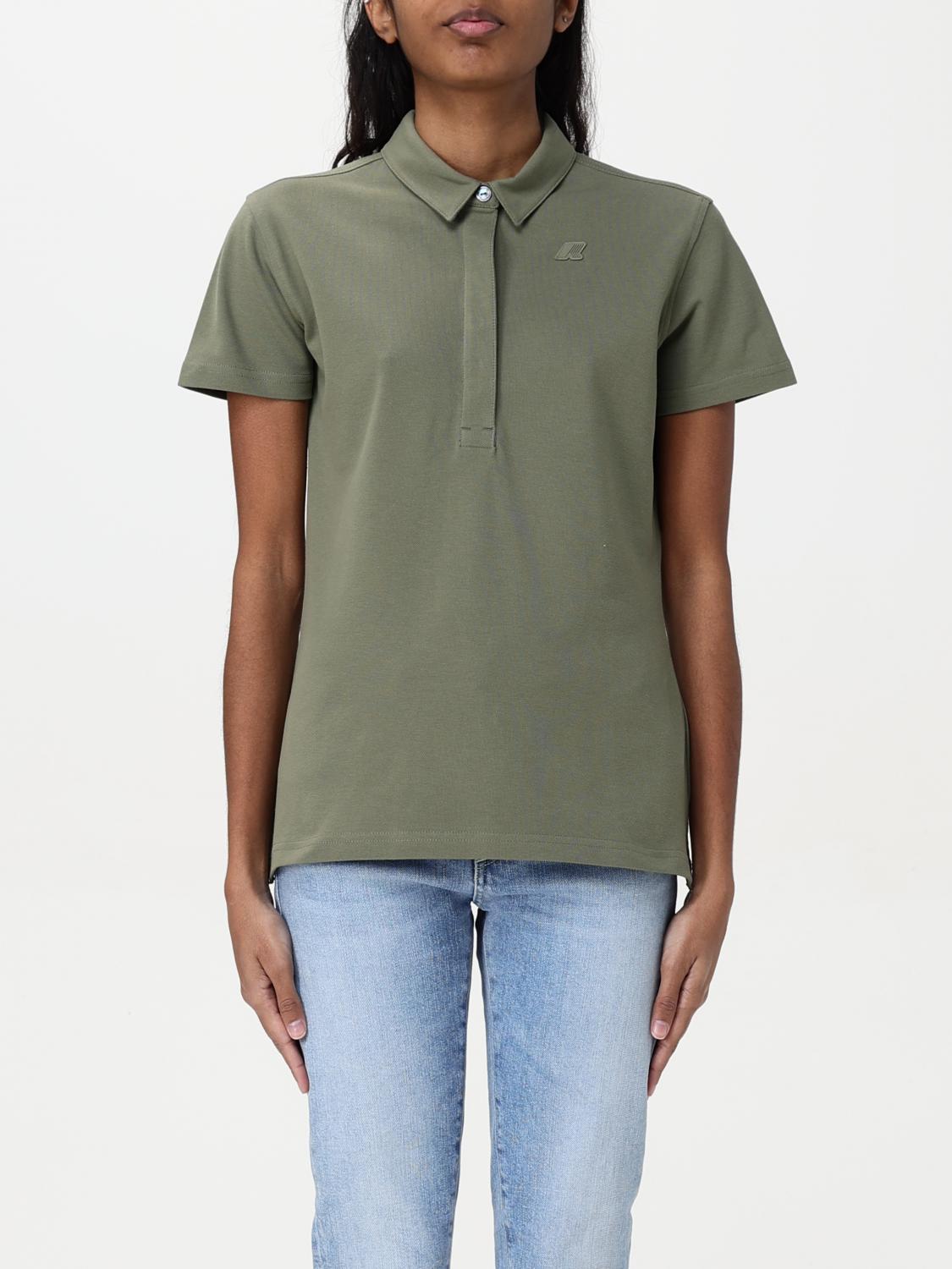 Polo Shirt K-WAY Woman color Green
