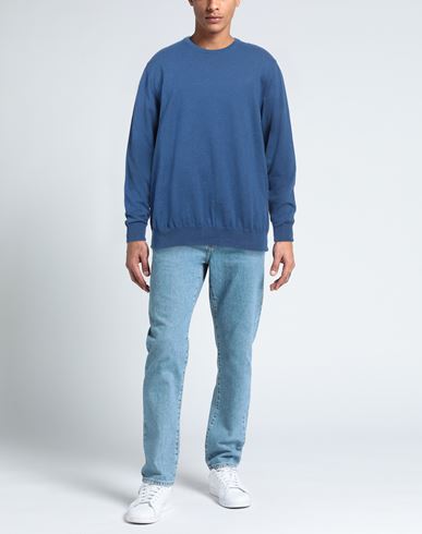 Heritage Man Sweater Blue Size 40 Cotton
