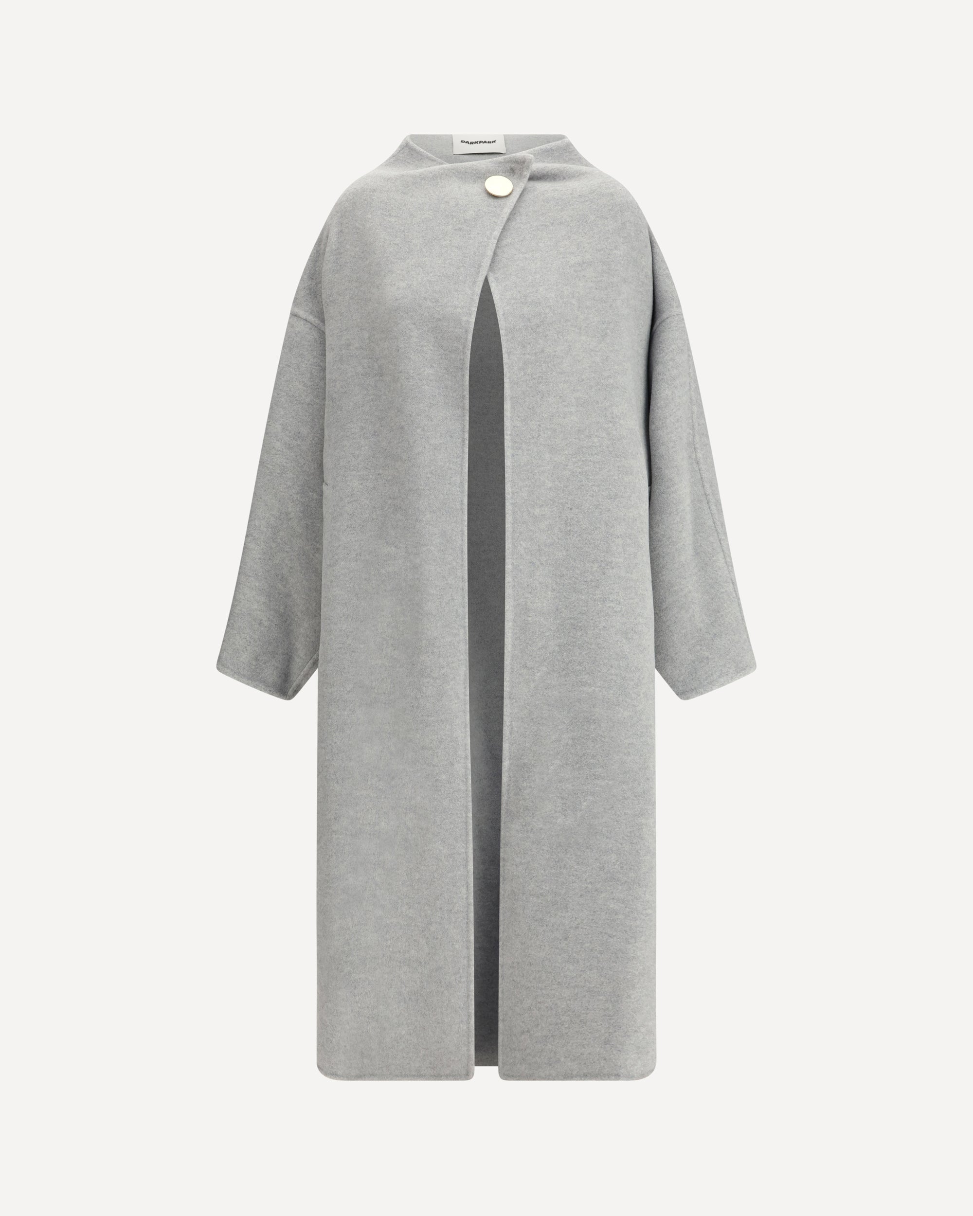 Oversized Coat in Melange Cashmere Wool Female XS