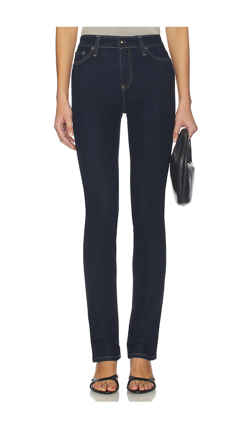AG Jeans Mari Slim Straight Extended Jeans in Blue. - 33 also