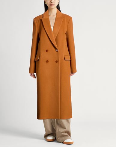 Woman Coat Mandarin Size 10 Wool, Polyamide