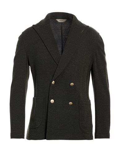 Man Blazer Dark green Size 40 Wool, Polyamide, Cashmere