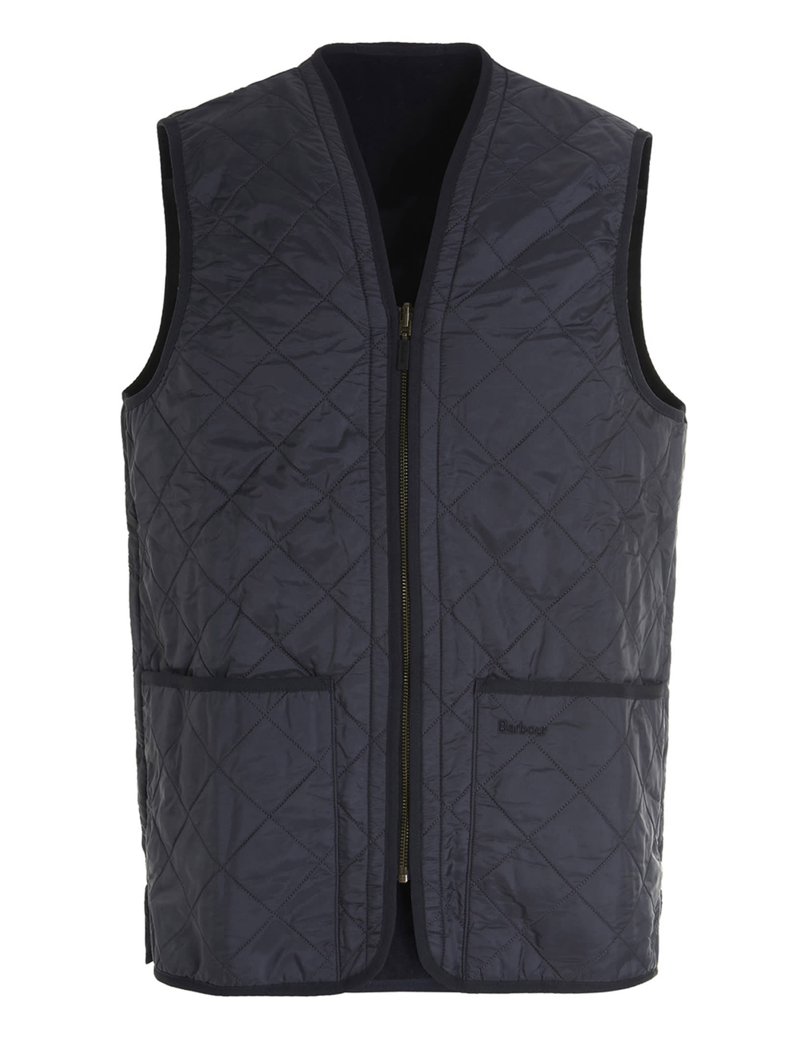 Quilted pouch-pocket gilet