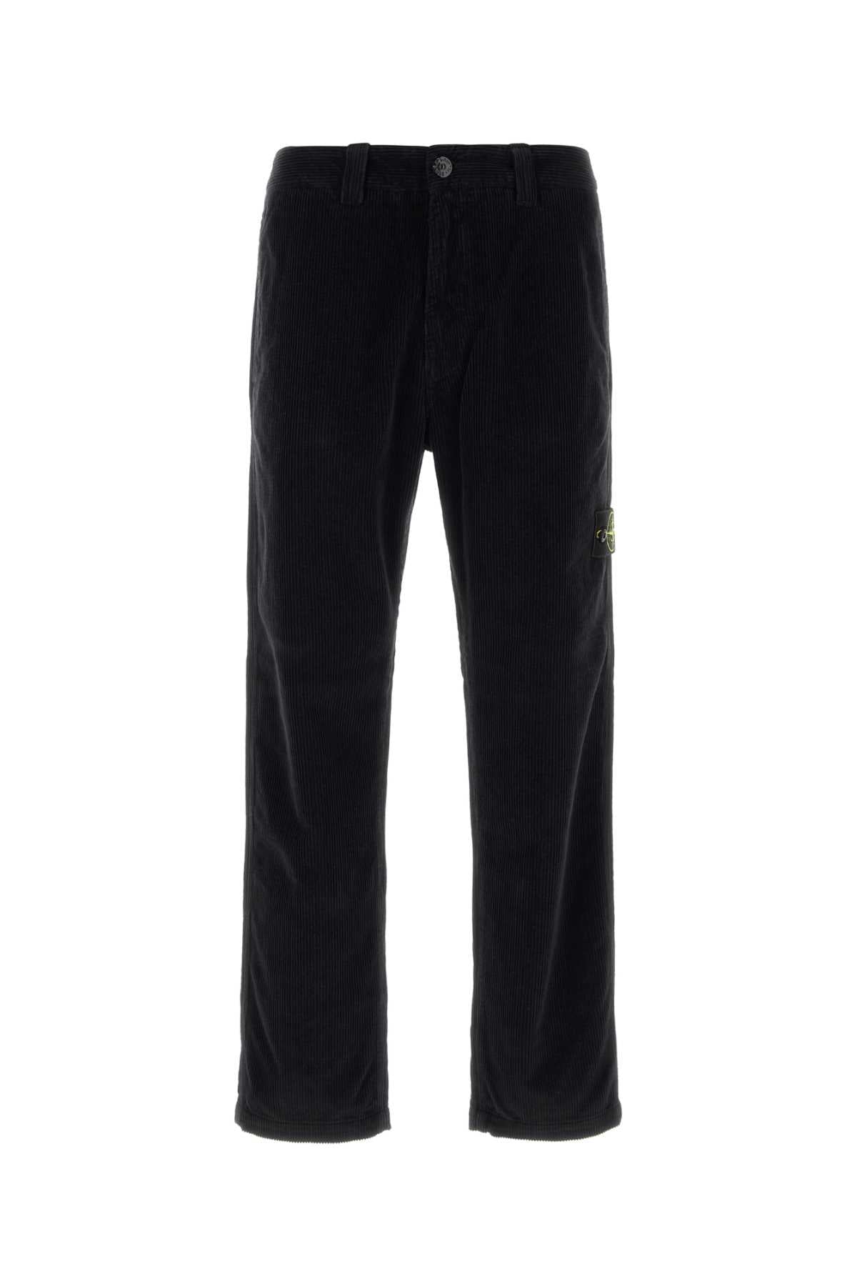 Corduroy Trousers — Black