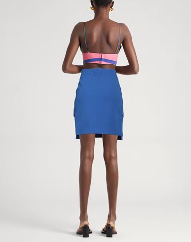 Sly010 Woman Mini skirt Bright blue Size 4 Polyester