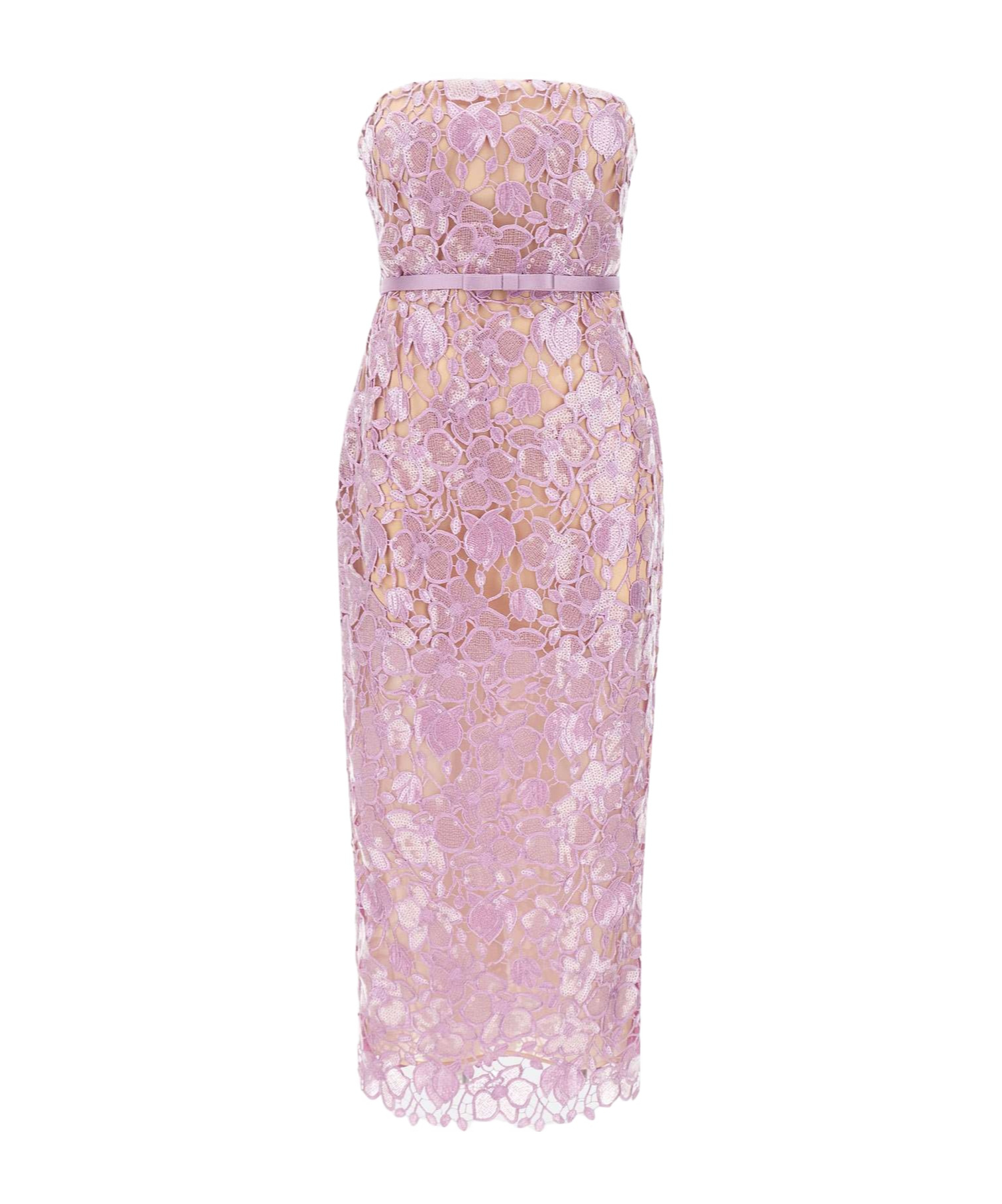 Rowena lace midi dress