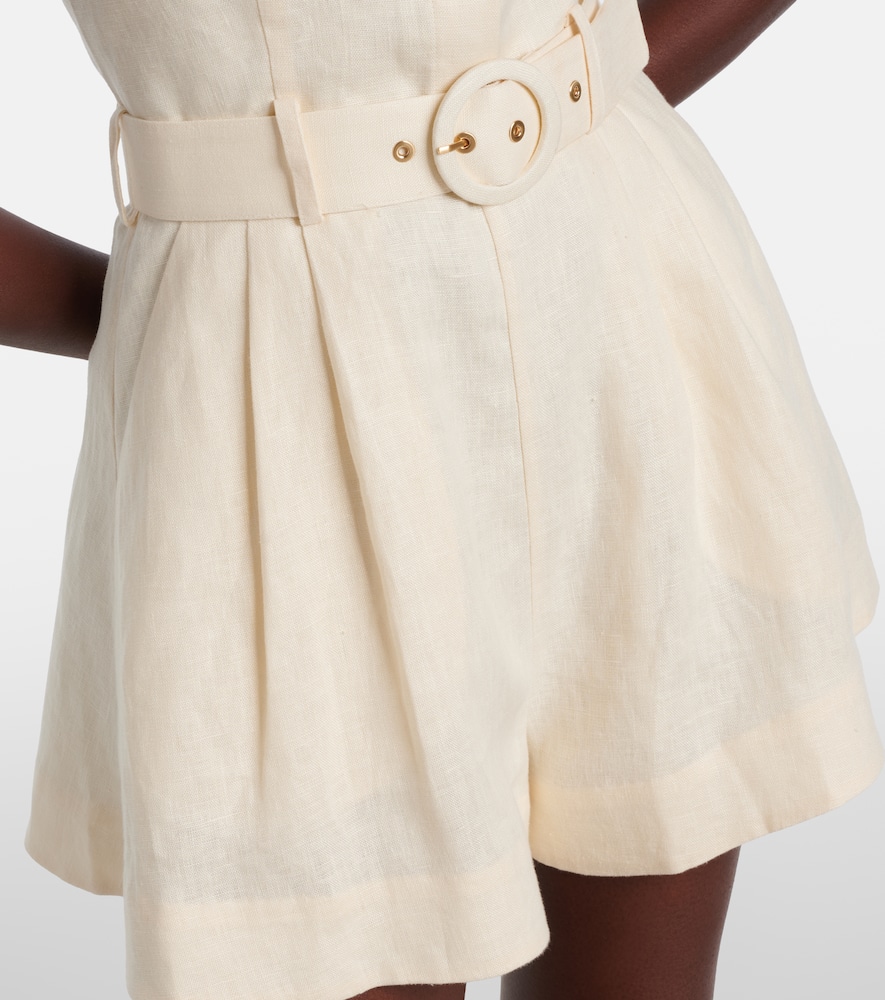 Awaken halterneck linen romper