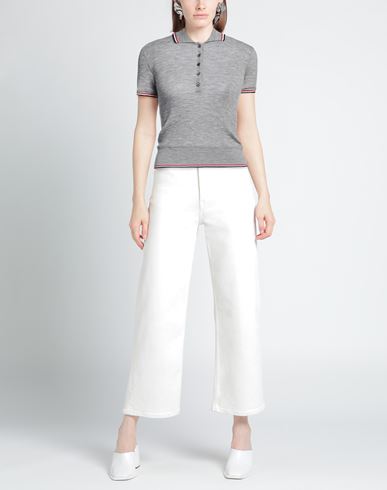 Thom Browne Woman Sweater Grey Size 0 Wool