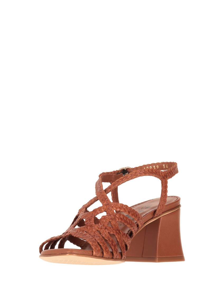 Brown Braided Pumps