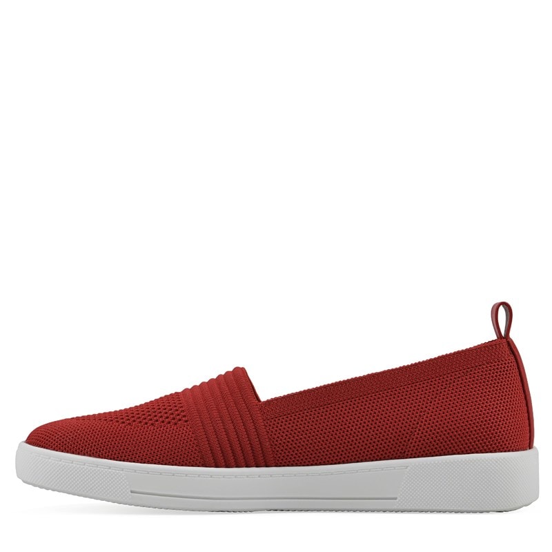 Women's Upright Slip On Sneakers (Cruella Red Fabric)