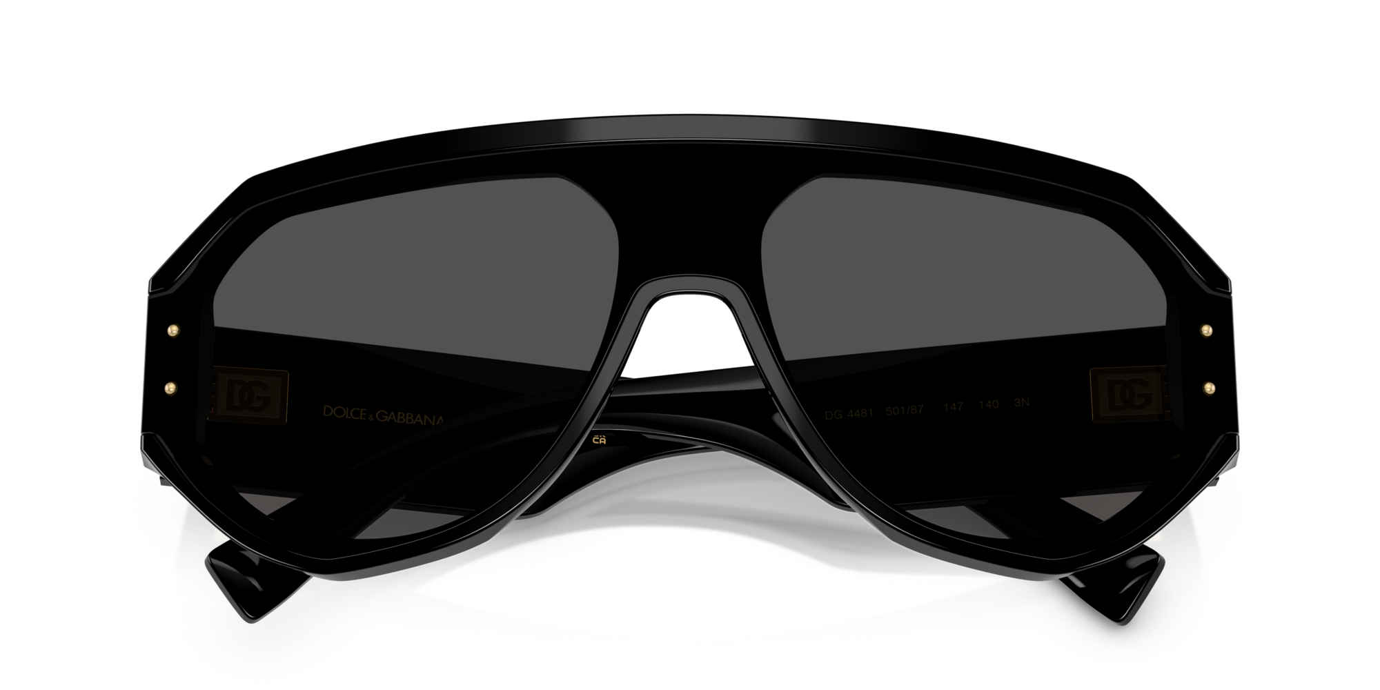 Dolce & Gabbana Man Dolce & Gabbana DG4481 501/87 Sunglasses Acetate Black Grey Pilot Norma