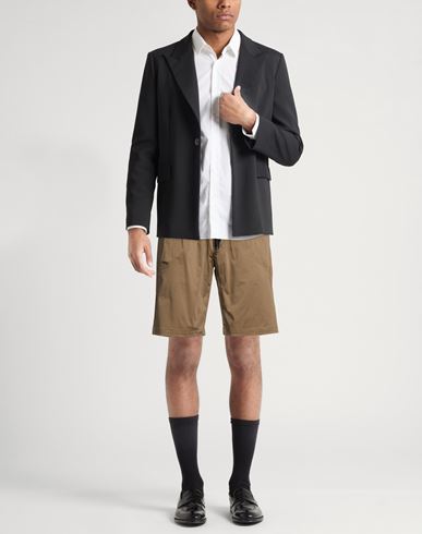 Man Shorts & Bermuda Shorts Khaki Size 30 Cotton, Elastane