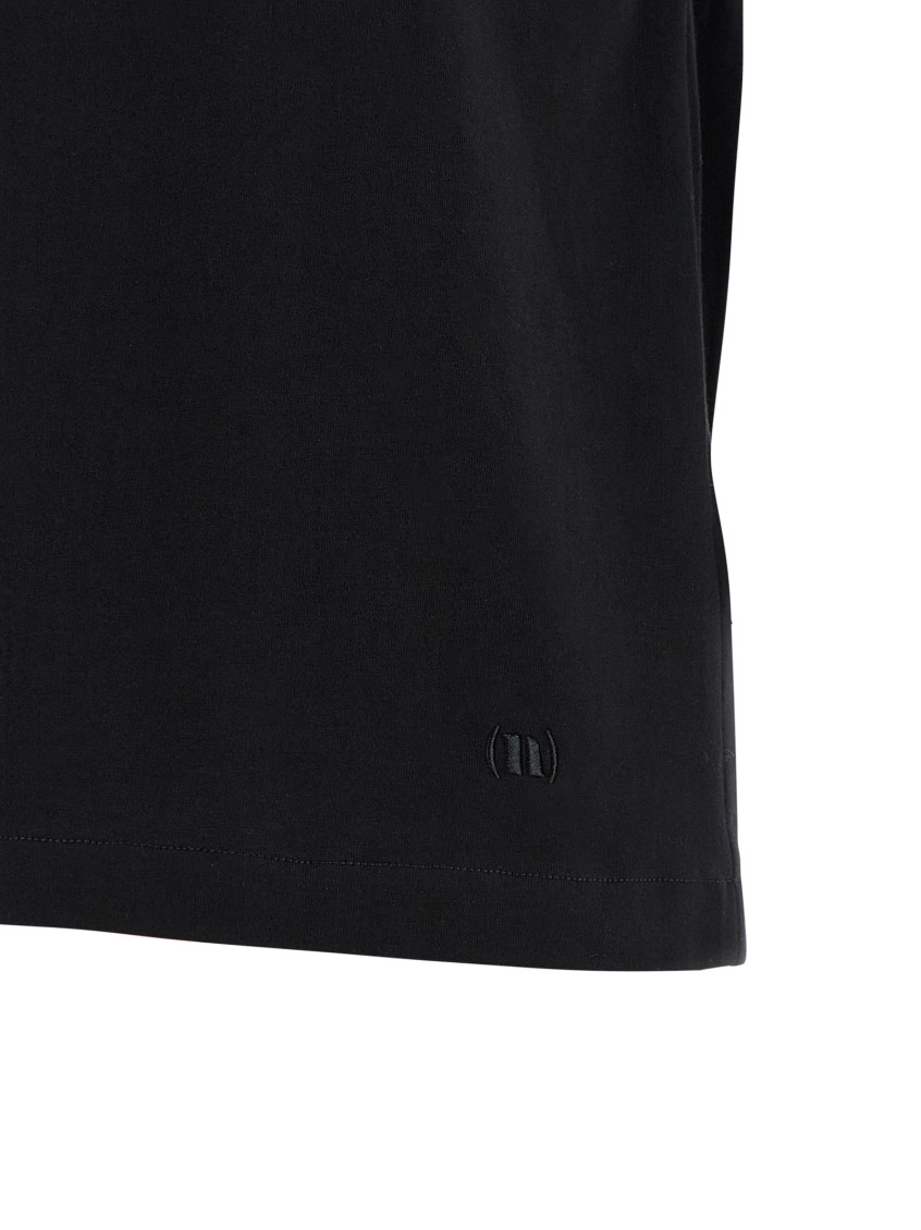 () Curled Sleeve T-shirt
