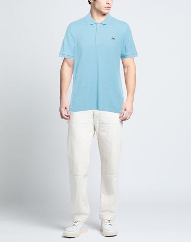 Man Polo shirt Light blue