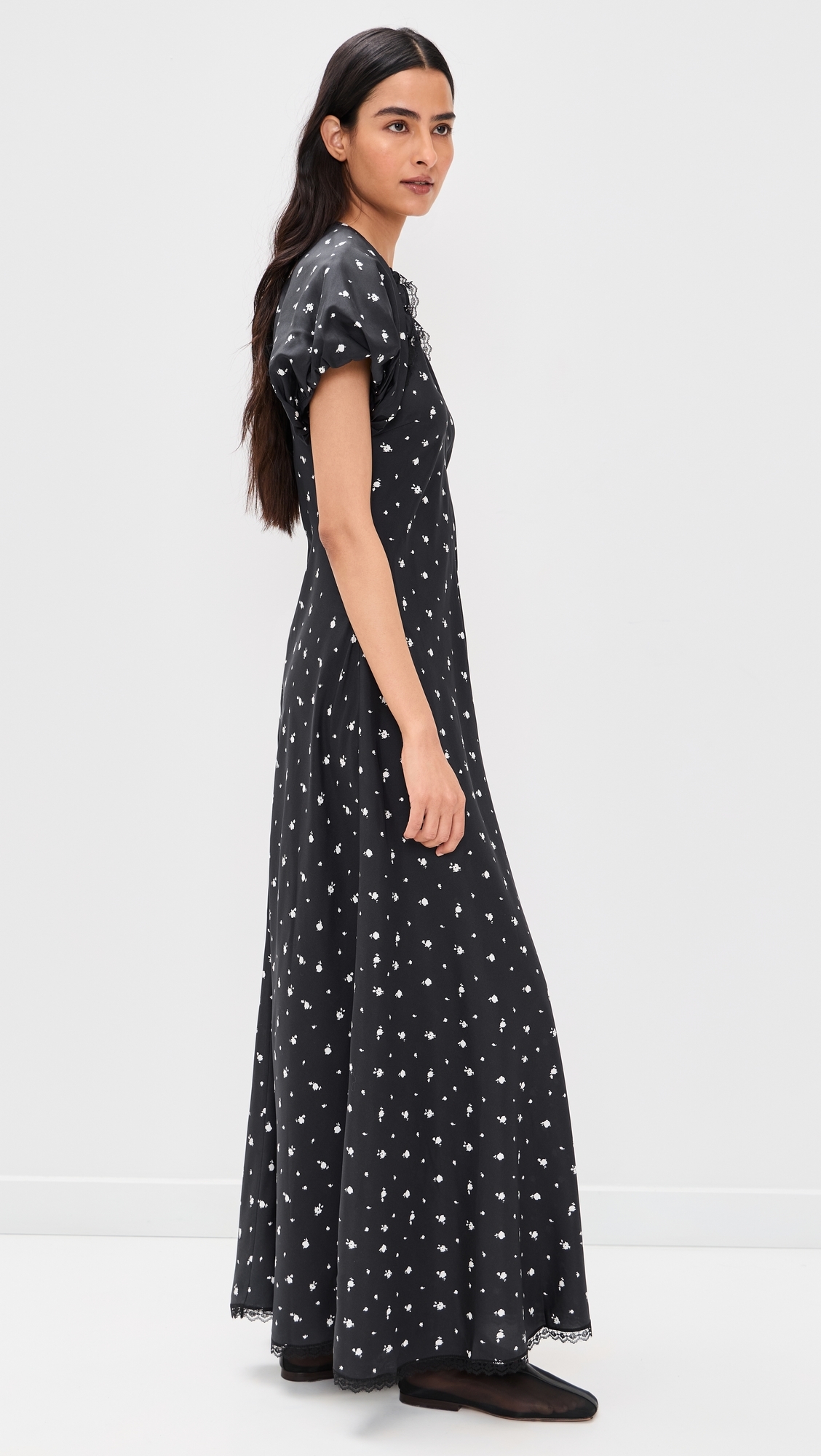 Roxie Silk Dress Black