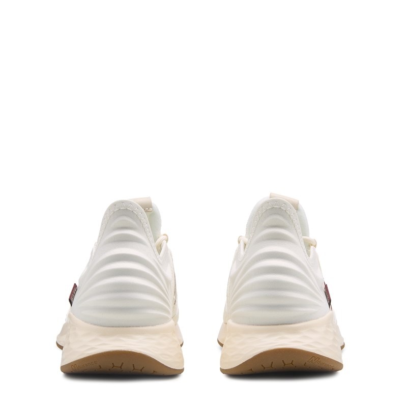 Men's Fresh Foam Roav Running Shoes (Off White/Red/Gum)
