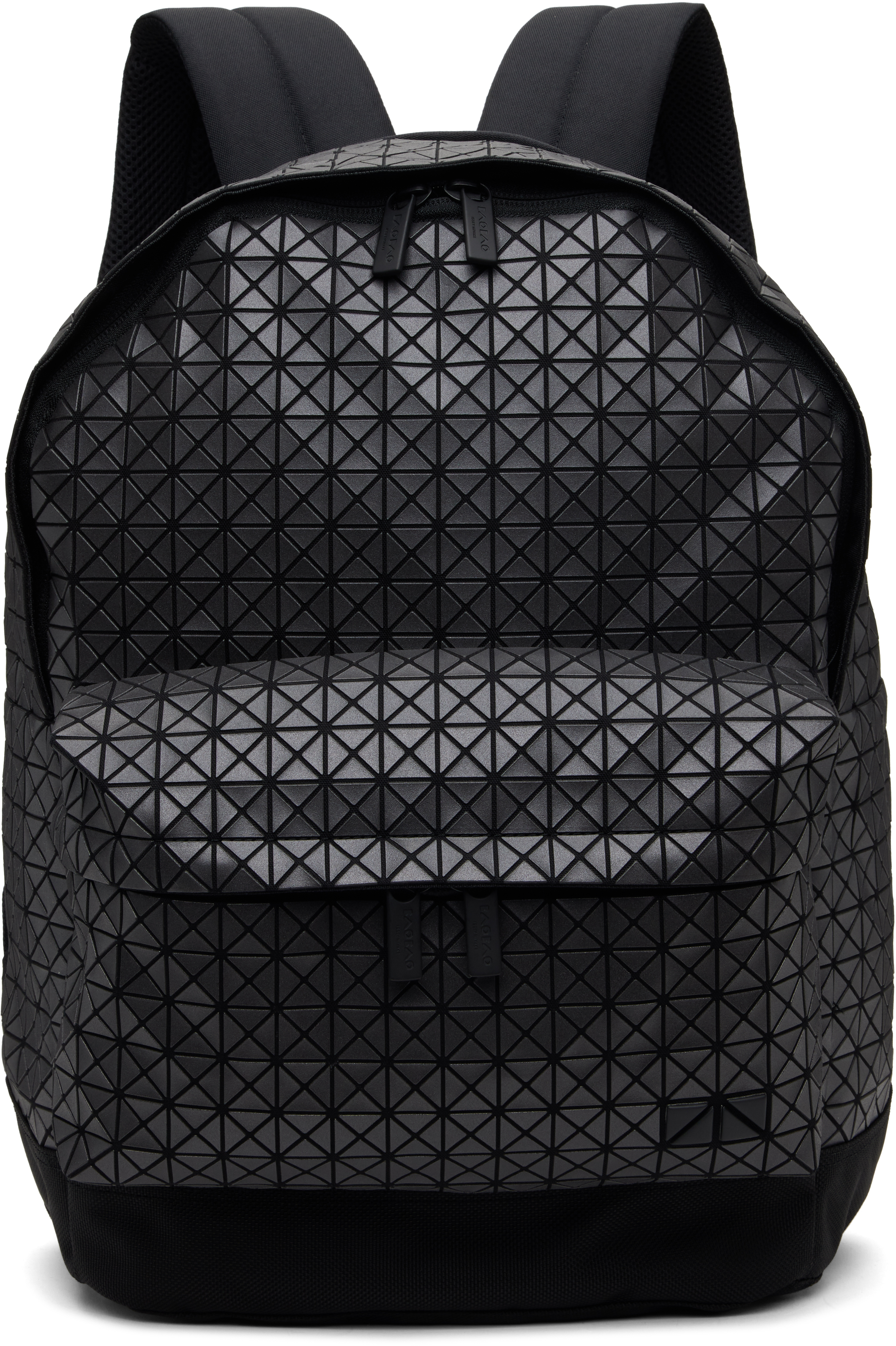 BAO BAO ISSEY MIYAKE Gunmetal Daypack Backpack