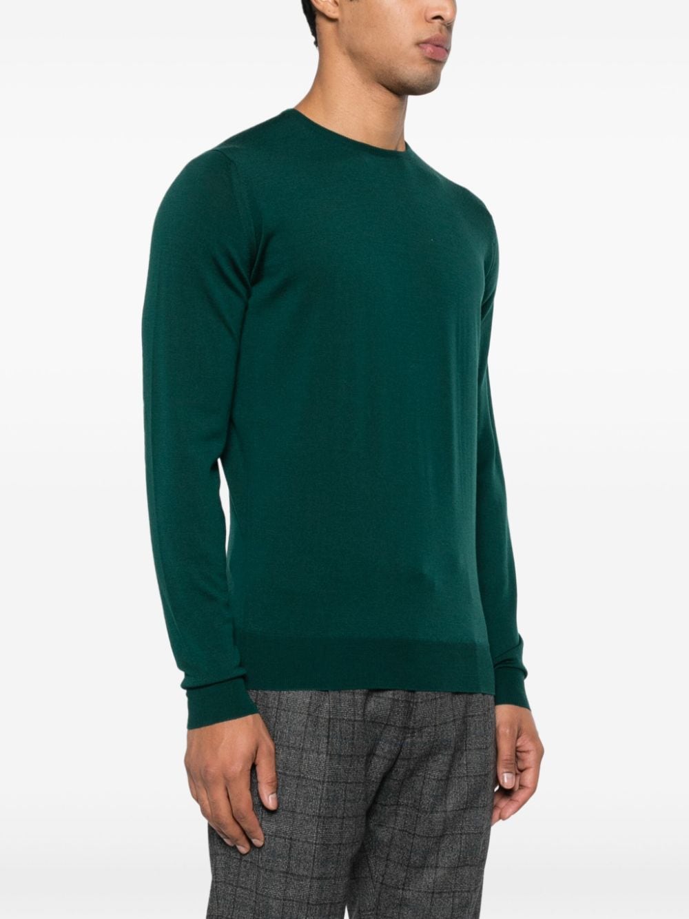 Green Merino Jumper