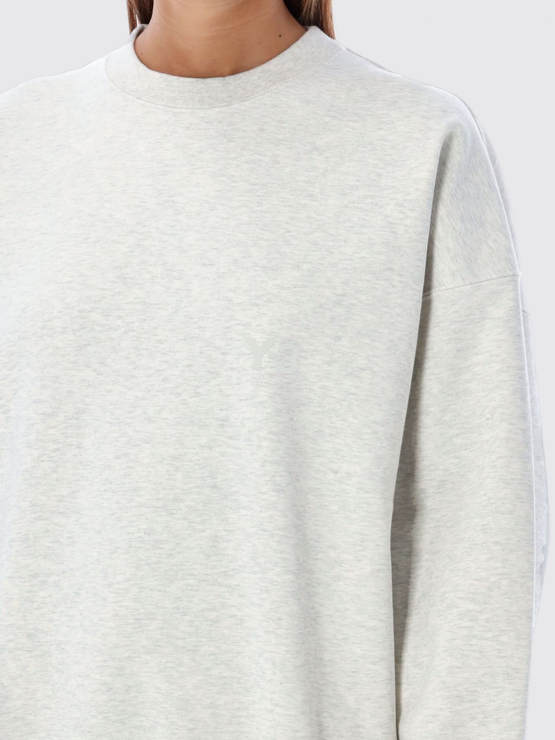 Mélange-effect sweatshirt - Grey