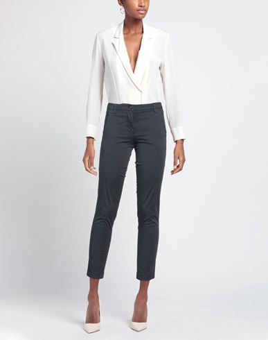 Woman Pants Midnight blue Size 4 Cotton, Elastane