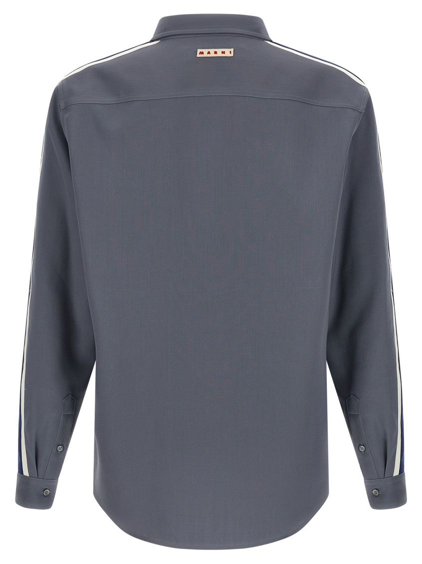 Wool Shirt Shirt And Blouse Gray