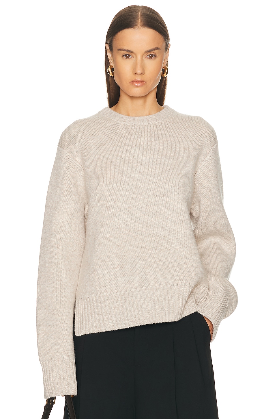 EAVES x Coco Emely Structured Sweater in Beige