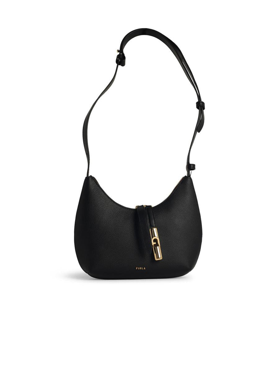 Goccia Shoulder Black Bag