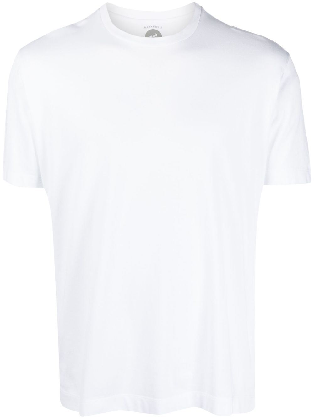Round-neck short-sleeve T-shirt - White