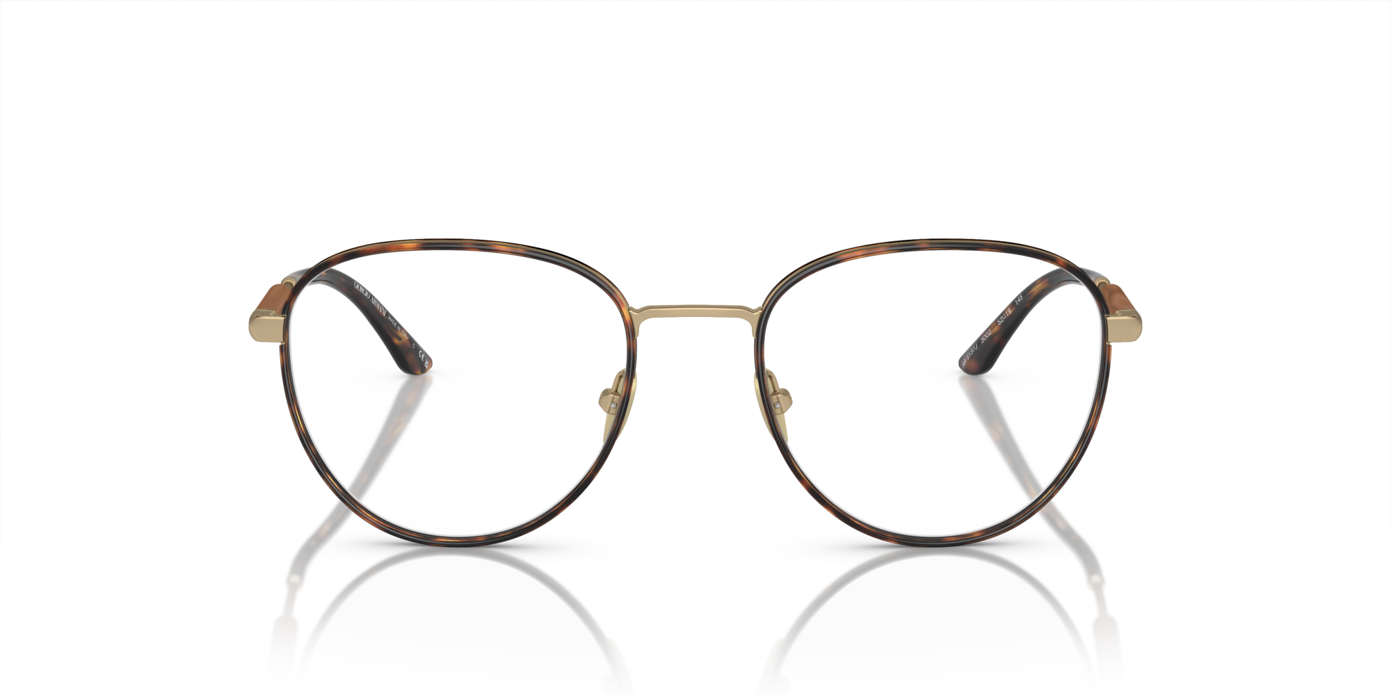 Giorgio Armani Man Giorgio Armani AR5137J 3002 Optical frames Steel Gold Transparent Pantos Norma