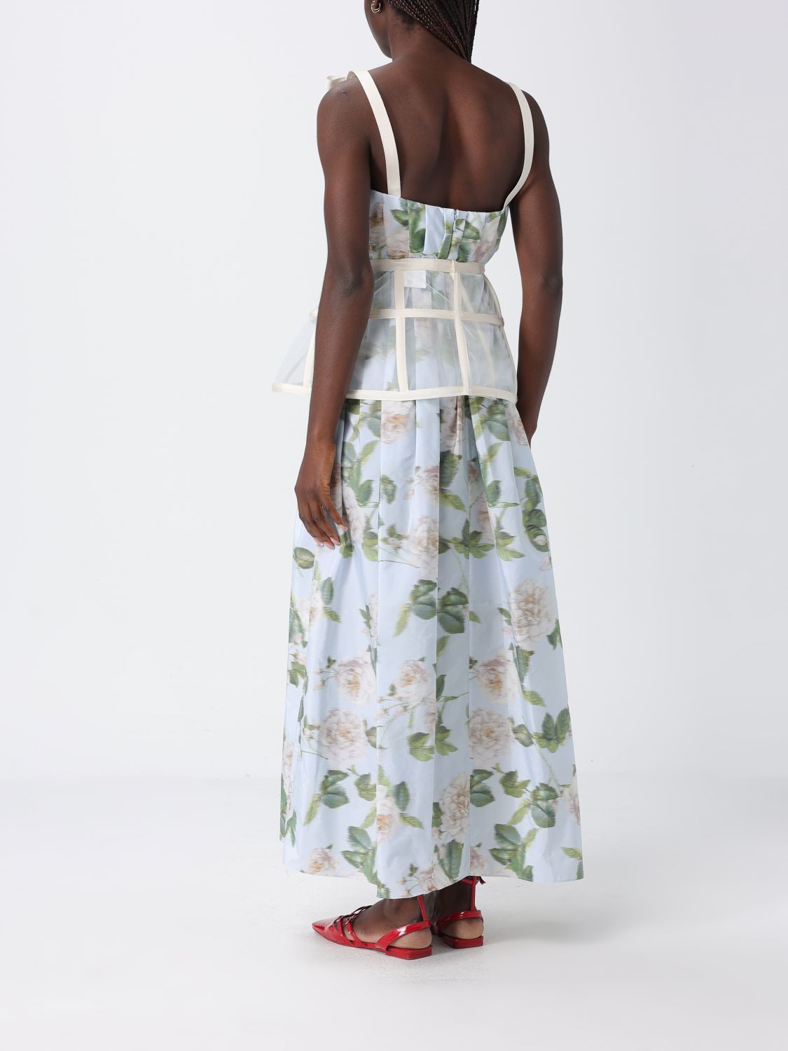 Dress Woman color Gnawed Blue