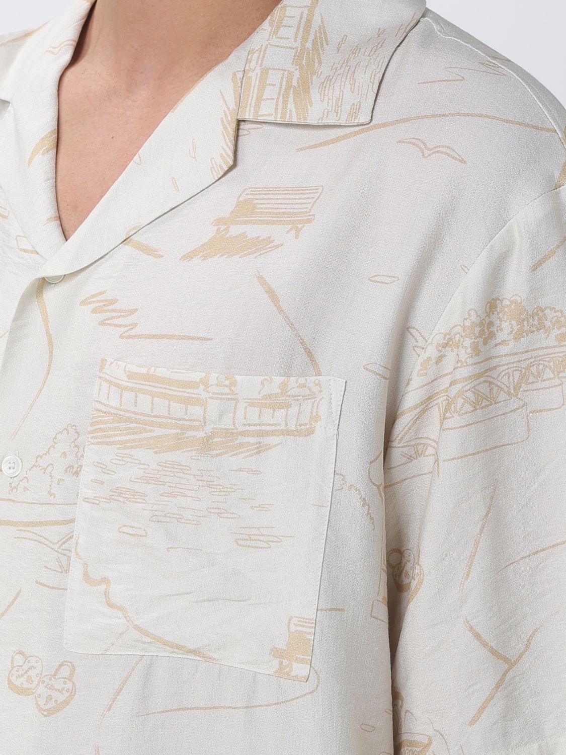 Shirt MAISON KITSUNÉ Men color Nude