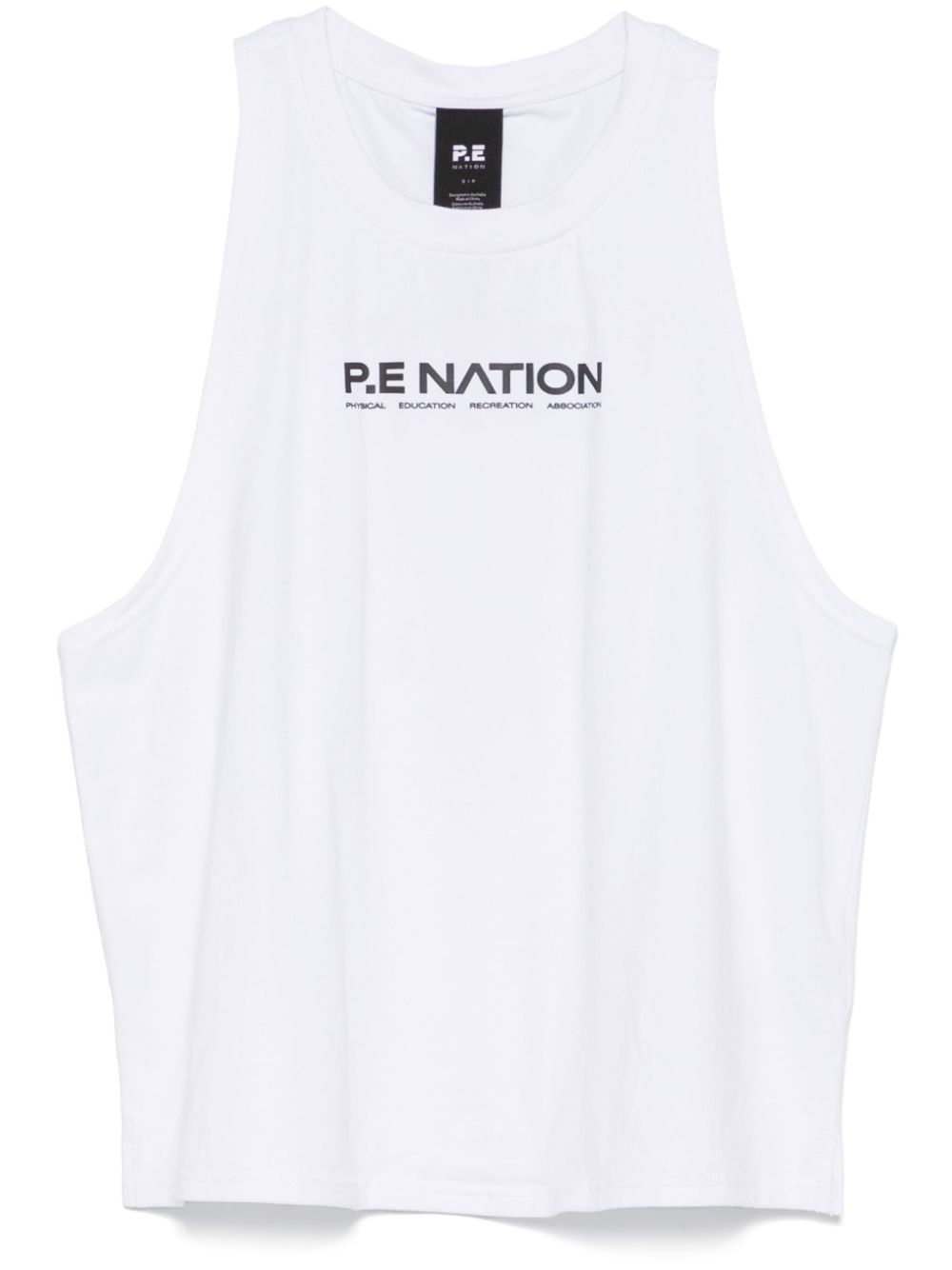 P.E 네이션 여성 에어로 탱크 탑 - 화이트 243W255