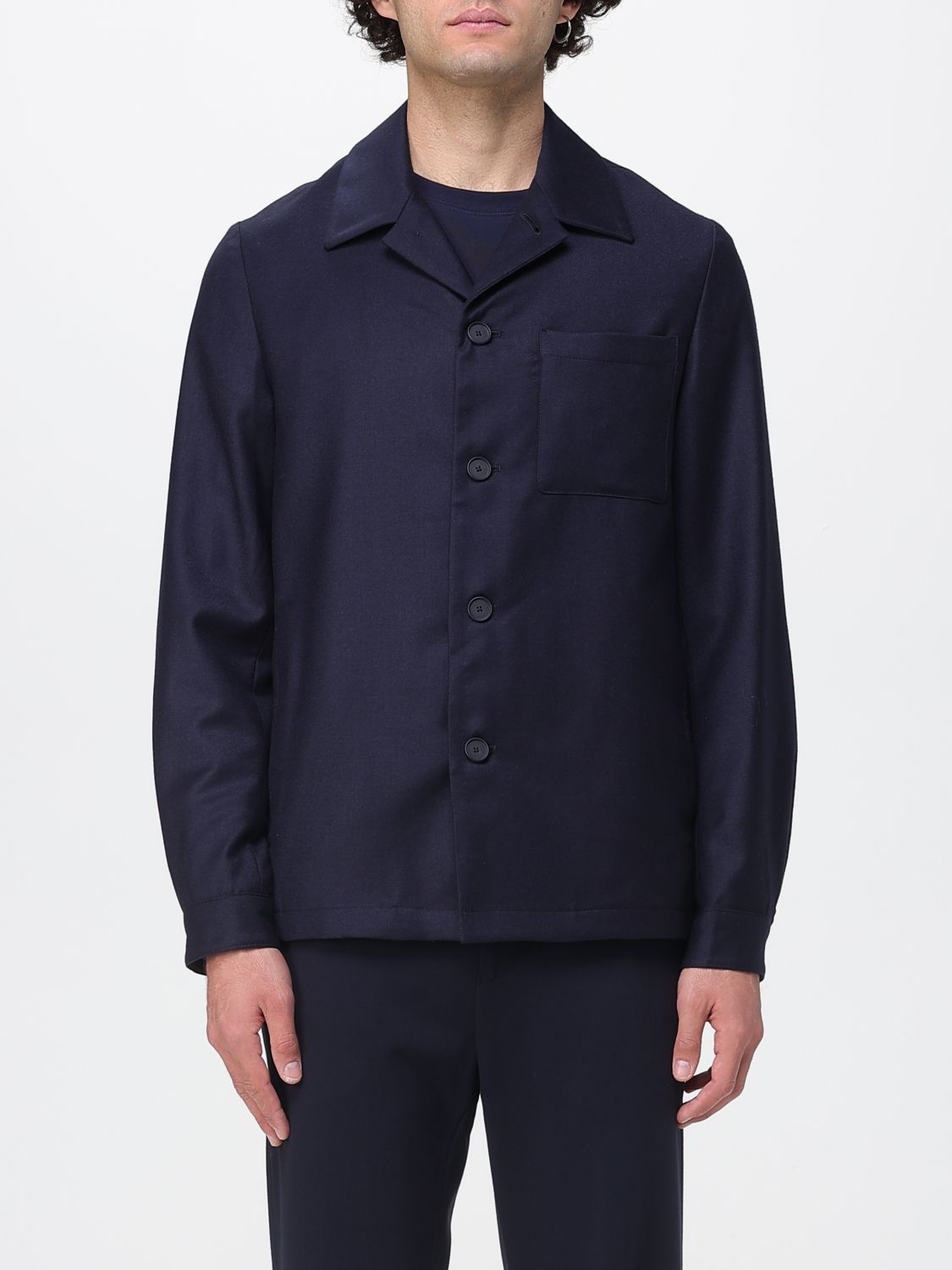 Jacket Men color Blue