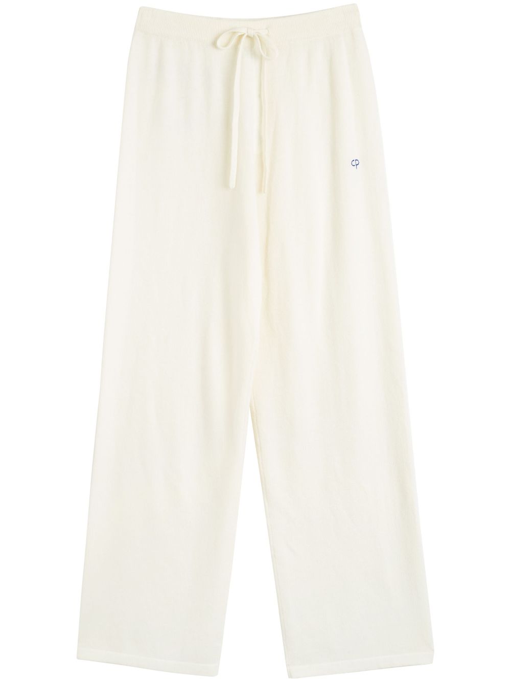 X Peanuts Snoopy-appliqué trousers - White