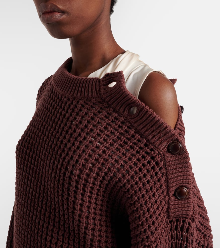 Cotton-blend sweater